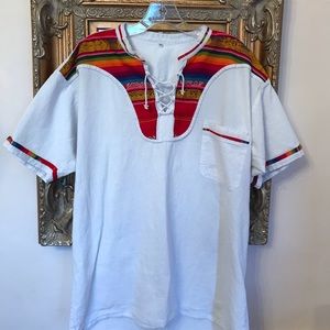Peru Linen shirt Sz XL